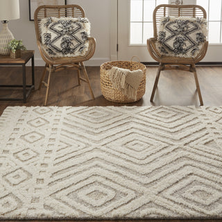 Feizy Anica 8010F Beige Area Rug Lifestyle Image