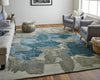 Feizy Anya 8885F Blue/Green Area Rug Lifestyle Image