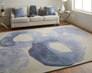 Feizy Anya 8887F Blue Area Rug Lifestyle Image