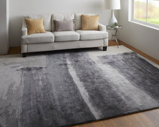 Feizy Anya 8921F Charcoal/Ivory Area Rug Lifestyle Image