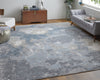 Feizy Astra 39L3F Gray/Blue Area Rug Lifestyle Image Feature