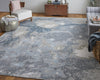 Feizy Astra 39L3F Gray/Blue Area Rug Lifestyle Image