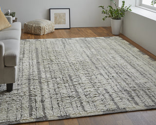 Feizy Ashby 8906F Ivory/Gray Area Rug Lifestyle Image