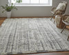 Feizy Ashby 8906F Ivory/Gray Area Rug Lifestyle Image