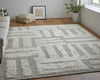 Feizy Ashby 8909F Ivory/Gray Area Rug Lifestyle Image