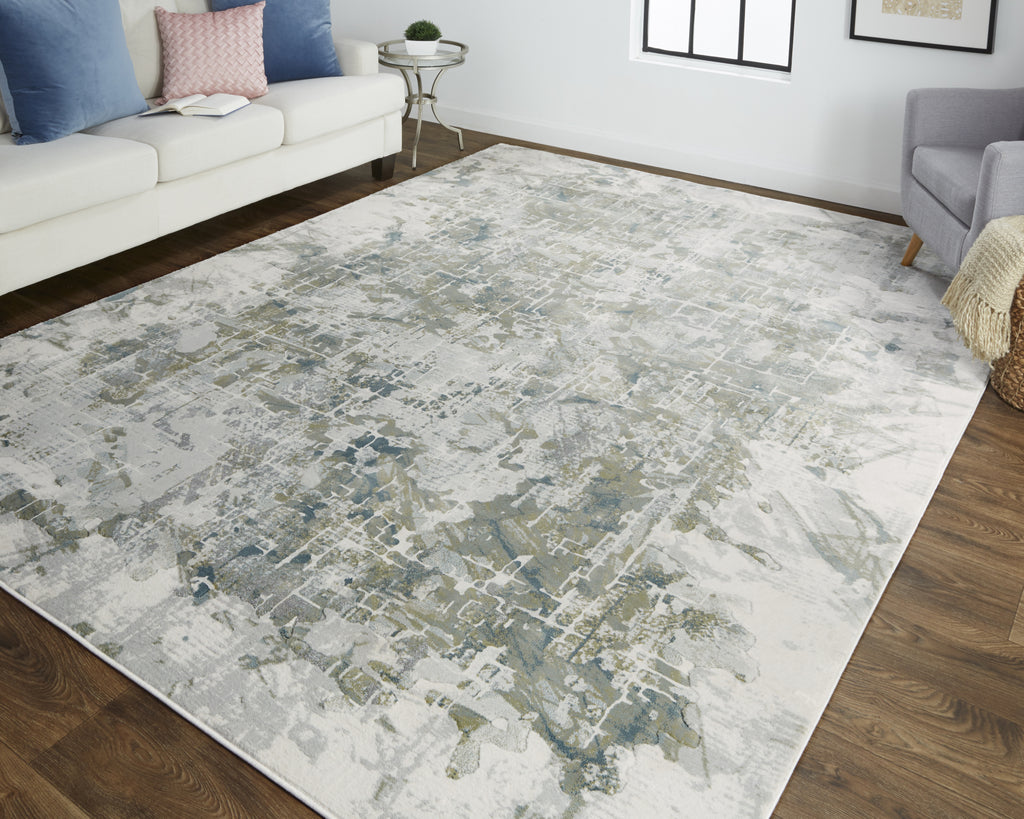 Feizy Atwell 3146F Green/Gray Area Rug Incredible Rugs and Decor