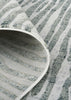 Feizy Atwell 3218F Green/Gray Area Rug Corner Image
