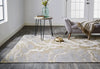 Feizy Aura 3563F Beige/Gray Area Rug Lifestyle Image