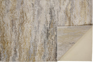 Feizy Aura 3735F Beige/Gold Area Rug Lifestyle Image