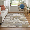 Feizy Aura 3737F Gold/Gray Area Rug Lifestyle Image Feature
