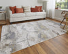 Feizy Aura 3737F Gold/Gray Area Rug Lifestyle Image