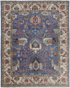 Feizy Beall 6708F Blue/Red Area Rug main image