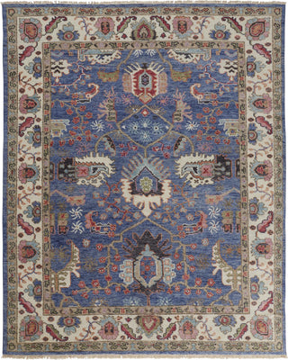 Feizy Beall 6708F Blue/Red Area Rug main image