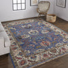 Feizy Beall 6708F Blue/Red Area Rug Lifestyle Image