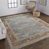 Feizy Beall 6710F Blue/Brown Area Rug Lifestyle Image