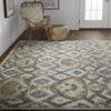 Feizy Beall 6712F Beige/Gray Area Rug Lifestyle Image