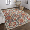 Feizy Beall 6712F Orange/Gray Area Rug Lifestyle Image