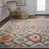 Feizy Beall 6712F Orange/Gray Area Rug Lifestyle Image