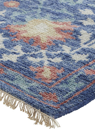 Feizy Beall 6713F Blue/Orange Area Rug Lifestyle Image