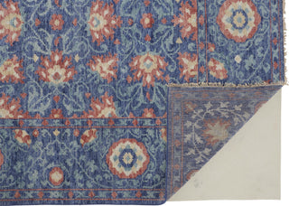 Feizy Beall 6713F Blue/Orange Area Rug Lifestyle Image