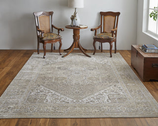 Feizy Celene 39KXF Beige/Brown Area Rug Lifestyle Image