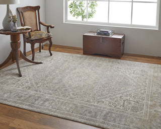 Feizy Celene 39KXF Beige/Gray Area Rug Lifestyle Image