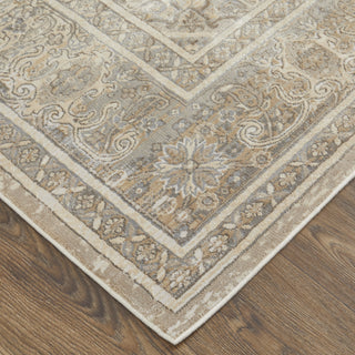 Feizy Celene 39KXF Beige/Gray Area Rug Lifestyle Image