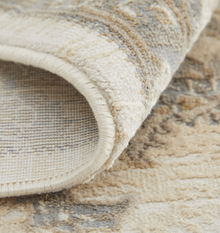 Feizy Celene 39KZF Beige/Gray Area Rug Detail Image