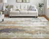 Feizy Clio 39K1F Brown/Beige Area Rug Lifestyle Image