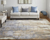 Feizy Clio 39K6F Blue/Tan Area Rug Lifestyle Image