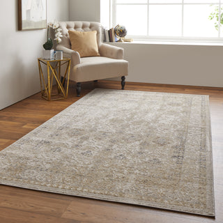 Feizy Camellia 39K7F Gray/Ivory Area Rug Lifestyle Image