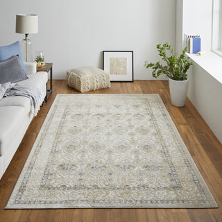 Feizy Camellia 39K7F Gray/Ivory Area Rug Lifestyle Image