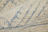 Feizy Camellia 39K8F Ivory/Blue Area Rug Corner Image with Rug Pad