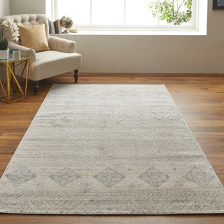 Feizy Camellia 39K8F Ivory/Blue Area Rug Lifestyle Image