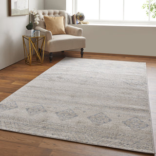 Feizy Camellia 39K8F Ivory/Blue Area Rug Lifestyle Image