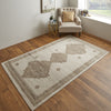Feizy Camellia 39K9F Tan/Ivory Area Rug Lifestyle Image Feature