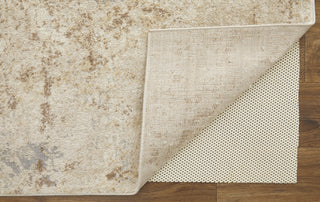 Feizy Camellia 39KAF Tan/Ivory Area Rug Corner Image