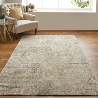 Feizy Camellia 39KAF Tan/Ivory Area Rug Lifestyle Image