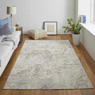 Feizy Camellia 39KAF Tan/Ivory Area Rug Lifestyle Image