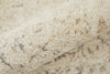 Feizy Camellia 39KEF Ivory Area Rug Corner Image with Rug Pad
