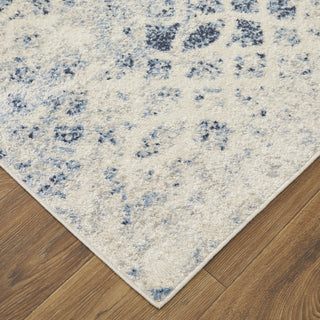 Feizy Camellia 39KGF Ivory/Blue Area Rug Lifestyle Image