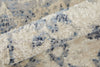 Feizy Camellia 39KHF Blue/Gray Area Rug Corner Image with Rug Pad