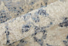 Feizy Camellia 39KHF Blue/Gray Area Rug Corner Image with Rug Pad