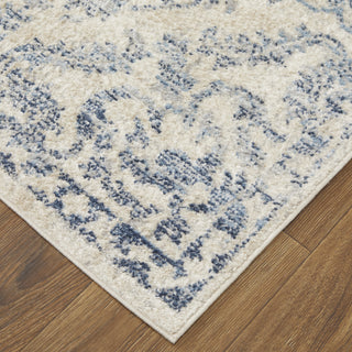 Feizy Camellia 39KHF Blue/Gray Area Rug Lifestyle Image