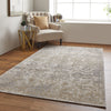 Feizy Camellia 39KHF Gray/Ivory Area Rug Lifestyle Image