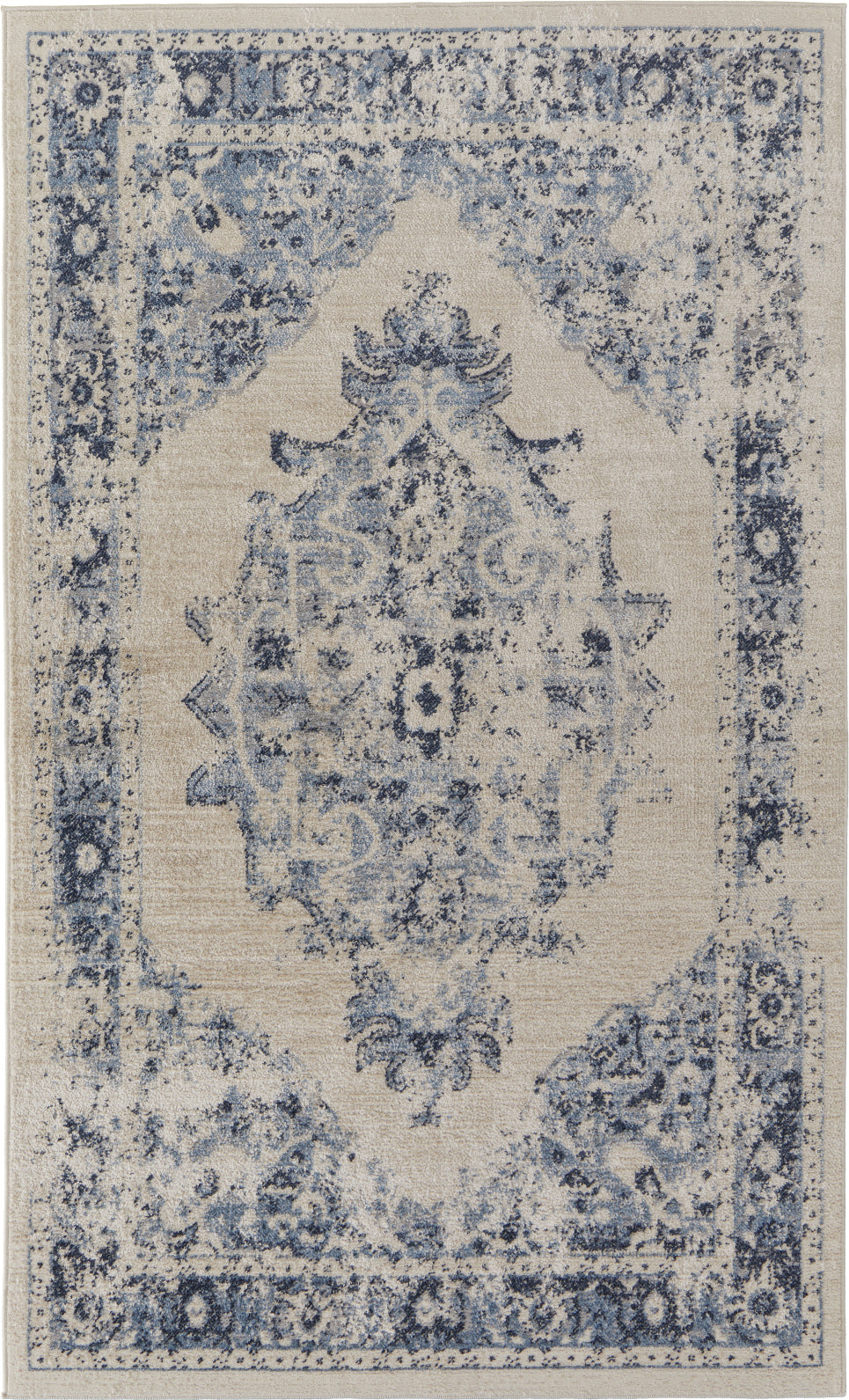 Feizy Camellia 39KIF Blue/Ivory Area Rug – Incredible Rugs and Decor