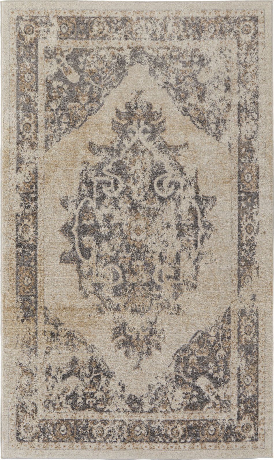 Feizy Camellia 39KLF Ivory/Brown Area Rug main image