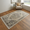 Feizy Camellia 39KLF Ivory/Brown Area Rug Lifestyle Image Feature