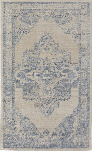 Feizy Camellia 39KNF Blue/Ivory Area Rug main image