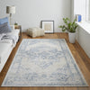 Feizy Camellia 39KNF Blue/Ivory Area Rug Lifestyle Image